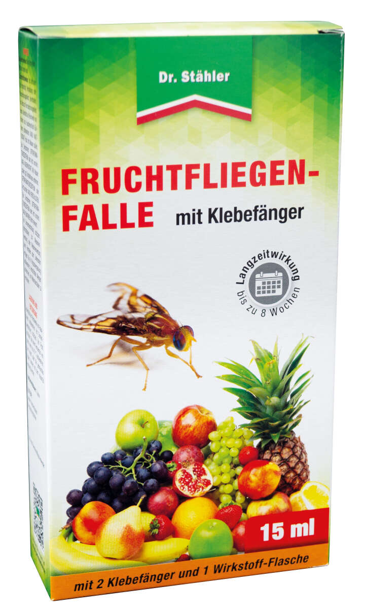Dr. Stähler Garten-Apotheke Fruchtfliegenfalle mit Klebefalle